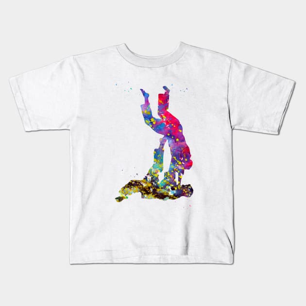 Brazilian Jujitsu Kids T-Shirt by erzebeth